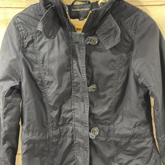 Women's navy blue jacket coat Small Banana Republic - Picture 6 of 10